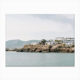 Coastal Greek Village Canvas Print