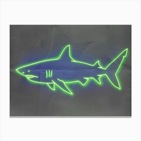 Neon Port Jackson Shark 3 Canvas Print