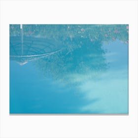 Reflection Of The Pool Canvas Print