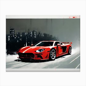 Gt1 car 4 Canvas Print