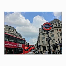 London Tube Station (UK Series) Canvas Print