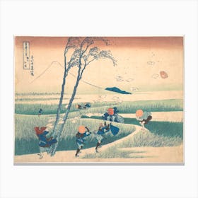 Ejiri In Suruga Province, Katsushika Hokusai Canvas Print