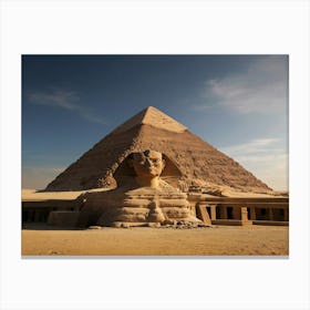 Egyptian Pyramids 1 Canvas Print