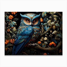 Contemporary Owl 7 Canvas Print