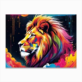 Lion Painting 117 Canvas Print