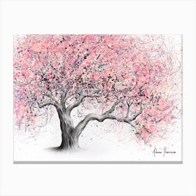 Taffy Blossom Tree Canvas Print