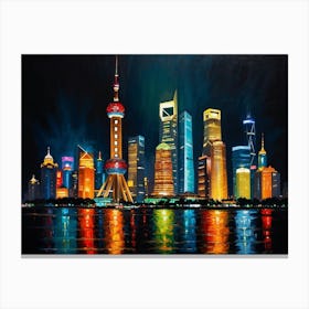 Night City Canvas Print