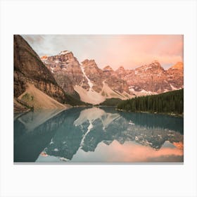 Mountain Sunset Canvas Print