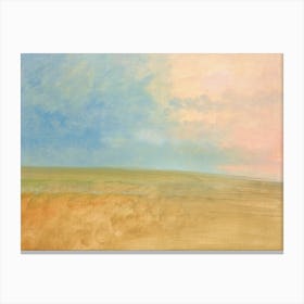 Sunset In The Prairie Canvas Print