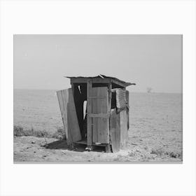 Untitled Photo, Possibly Related To Front Porch Of Sharecropper Cabin, Southeast Missouri Farms By Russell Canvas Print