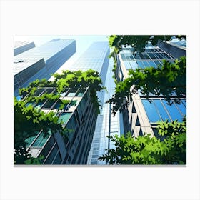 Skyscrapers 1 Canvas Print