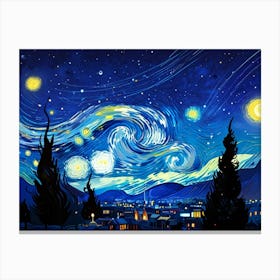 Starry Night 106 Canvas Print