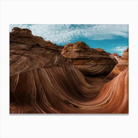 Wave Canyon Canvas Print