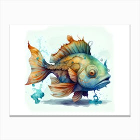 Fish Arts Canvas Print