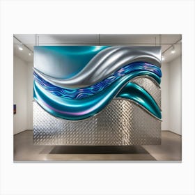 'Blue Wave' 1 Canvas Print