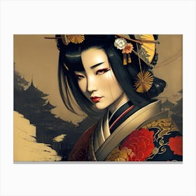 Geisha 21 Canvas Print