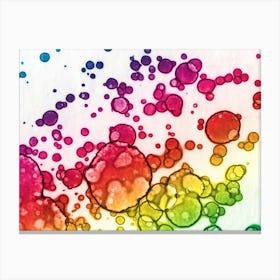 Abstraction Colored Bubbles 2 Canvas Print