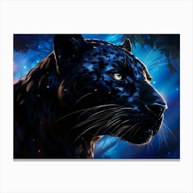 Black Jaguar 1 Canvas Print