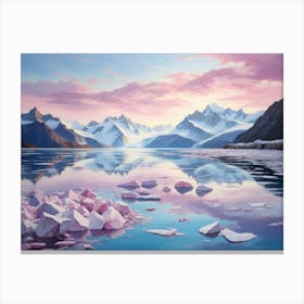 Frozen Bay Canvas Print