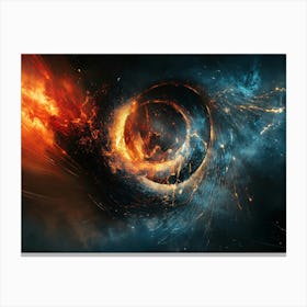 Space Explosion Canvas Print