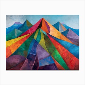 Rainbow Mountain 1 Canvas Print