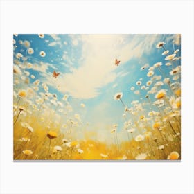 Daisy Field 2 Canvas Print