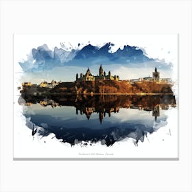 Parliament Hill, Ottawa, Canada Canvas Print