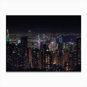 Hongkong Skyline Canvas Print