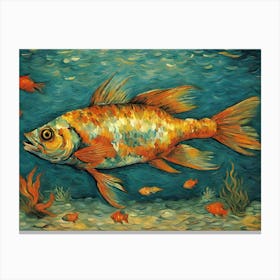 Goldfish of Fortune Canvas Print