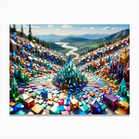 Shards Of Glass Canvas Print