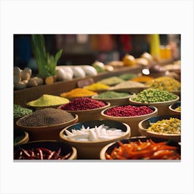 Spice Market Canvas Print