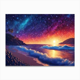 Starry Sky Canvas Print