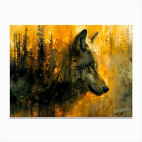 Wolf Vs - Wolf Wilderness Canvas Print