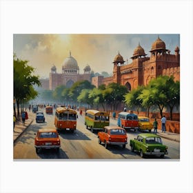 Taj Mahal Art 1 Canvas Print