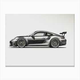 Porsche 911 Gt3 Rs Car Style Canvas Print