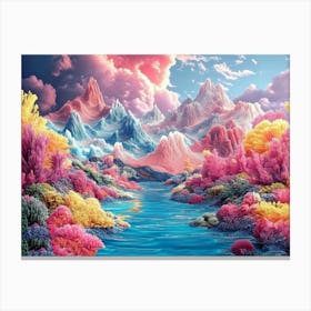 'Fascination' Painting Canvas Print