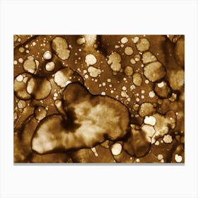 Abstraction Coffee Canvas Print