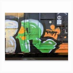 Graffiti - Box Car North America Canvas Print