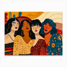 Group Of Women 25 Canvas Print