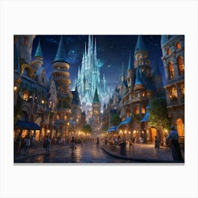 Cinderella'S Castle Canvas Print