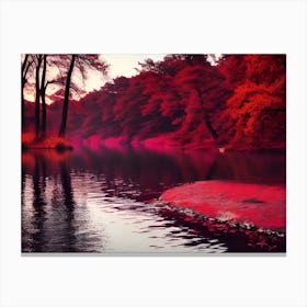 Red Autumn Canvas Print