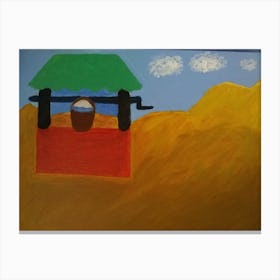 House In The Desert Canvas Print