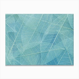 Abstract Leaf Pattern Canvas Print