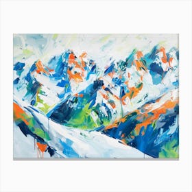 'Snow Mountain' Canvas Print
