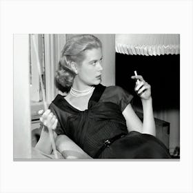 Actress Grace Kelly Of The Paramount Pictures Movie Rear Window Canvas Print