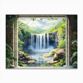 Waterfall 3 Canvas Print