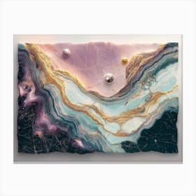 Abstract Marble 6 Canvas Print