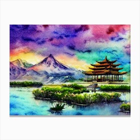 Pagoda Tranquility Canvas Print