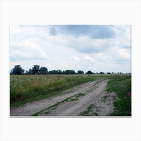 Dirt Road nature rural land sky landscape photo photography living room Canvas Print