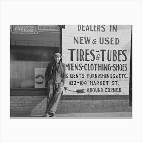Untitled Photo, Possibly Related To Sidewalk Scene Near 1st And Market Street, Wilmington, Delaware By Russe Canvas Print
